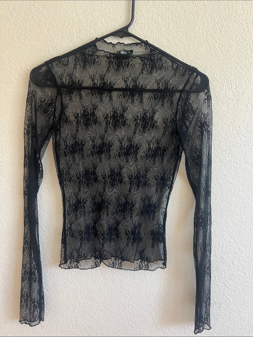 Wild Fable Sheer Lace Long Sleeve
